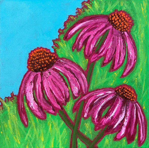 Purple Coneflower by Marcia Crumley