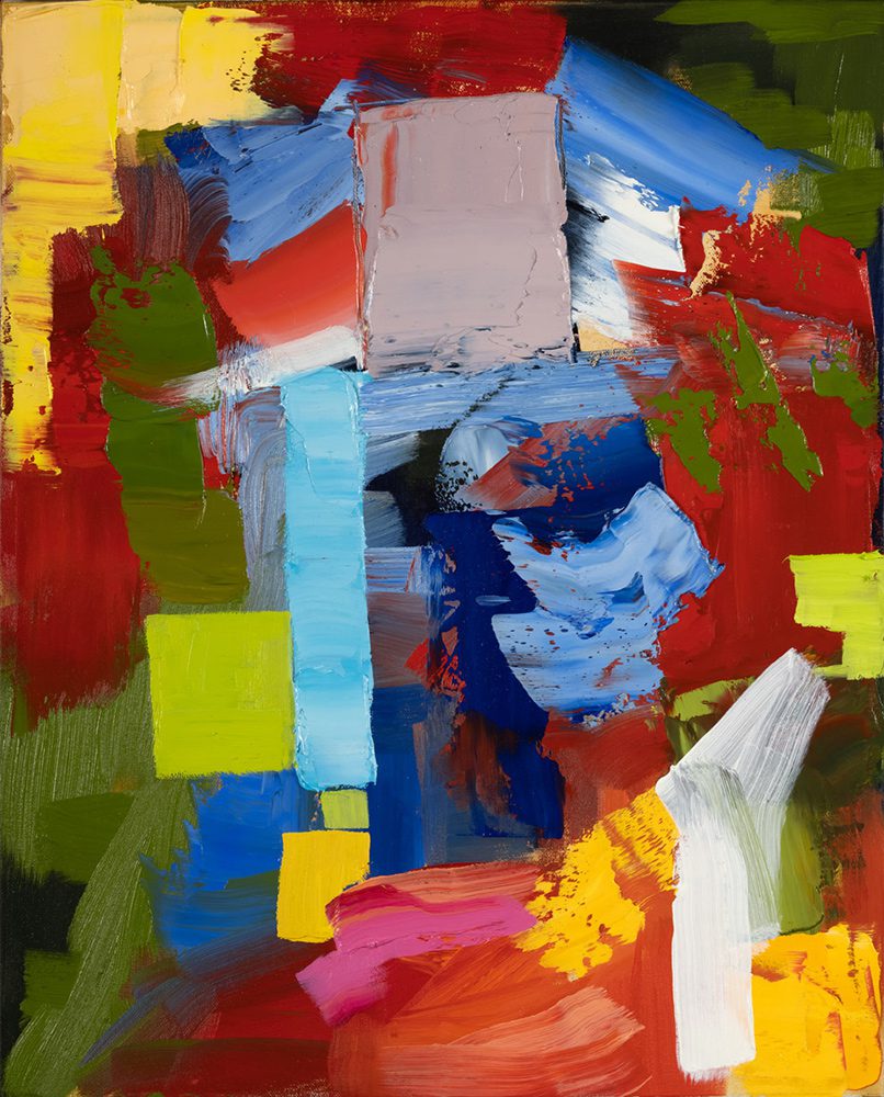 Color Compendium, 2021, oil and acrylic, 20 x 16 in