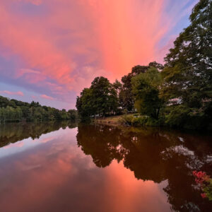 Bullough's Pond Cloudscape: Sun-Kissed Sunrise 1/25