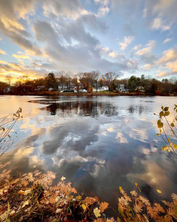 Bullough's Pond Cloudscape: Butterscotch Sunset 1/25