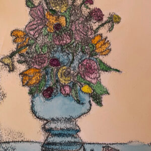 Blue Vase by Jeanne Gugino