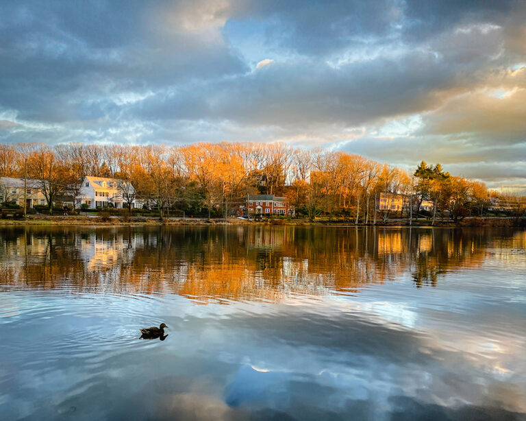 Bullough's Pond Cloudscape: Ribbon of Gold