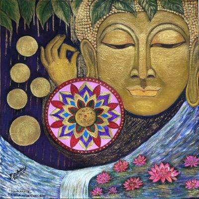 Abundance, 20" x 20", acrylic on canvas